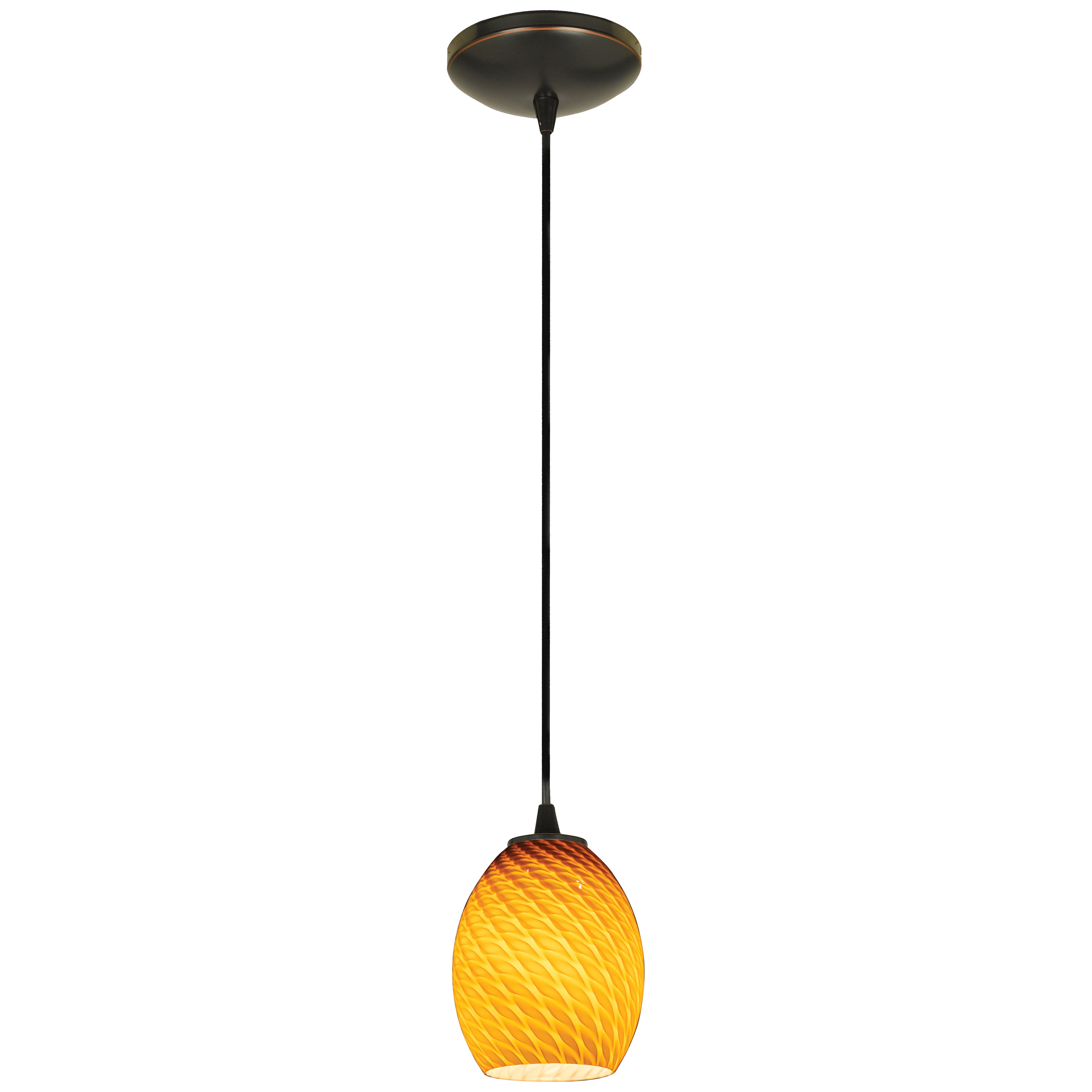 Brandy FireBird LED Pendant (28023-3C-ORB/AMBFB)