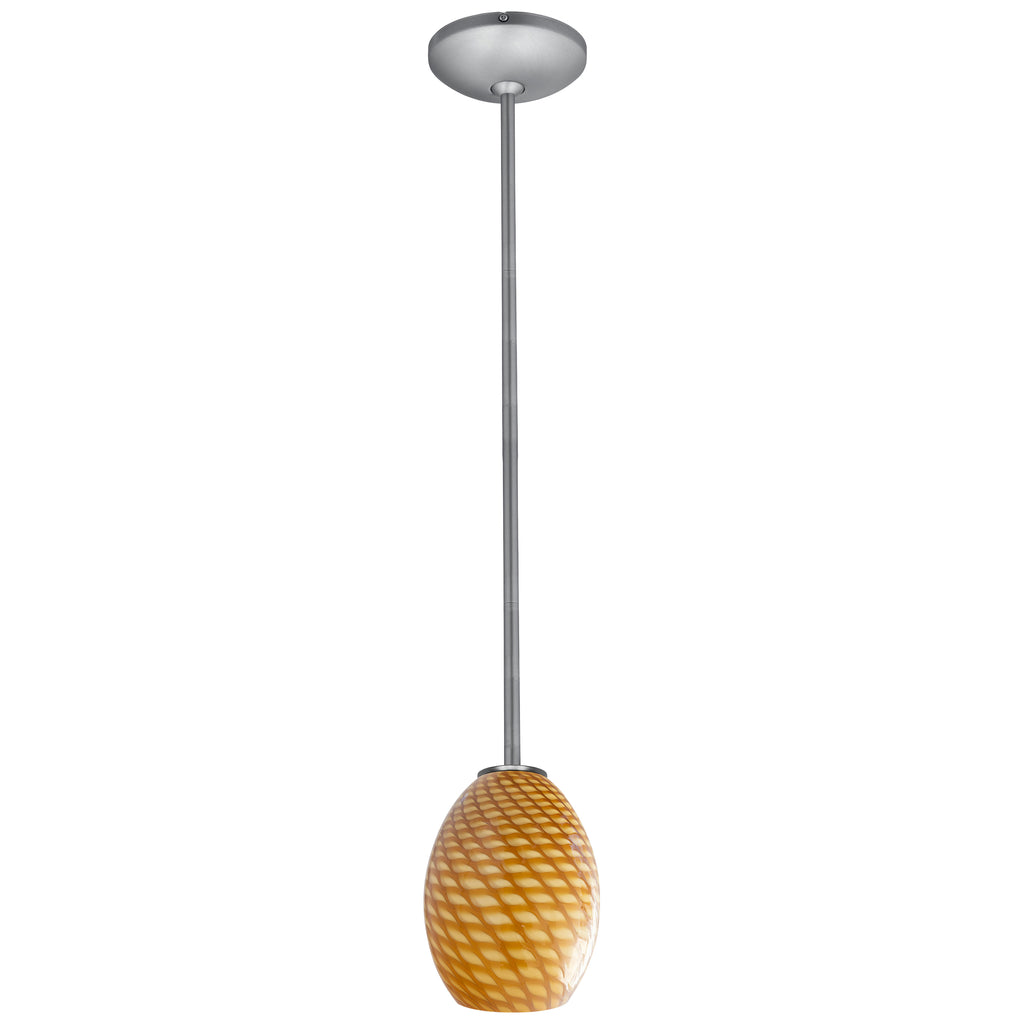 Brandy FireBird LED Pendant (28023-3R-BS/AMBFB)