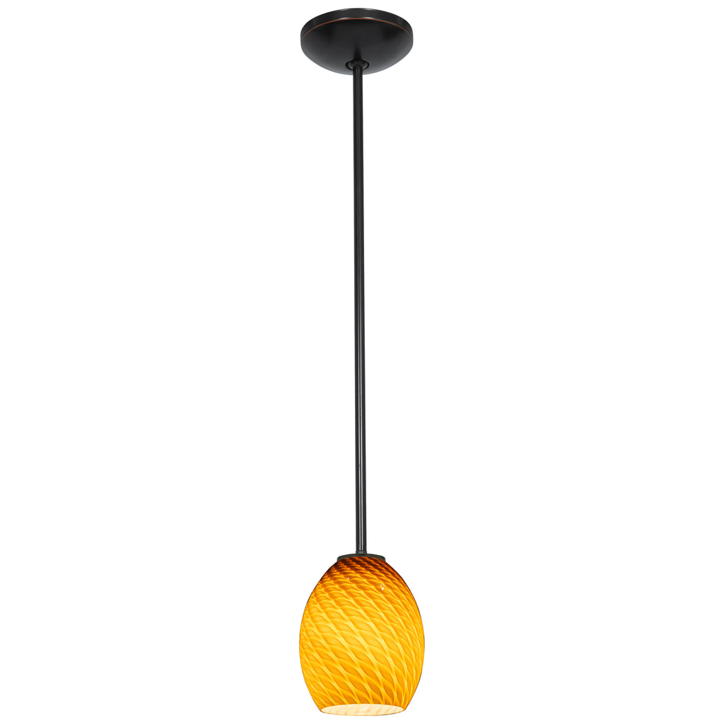 Brandy FireBird Pendant (28023-1R-ORB/AMBFB)