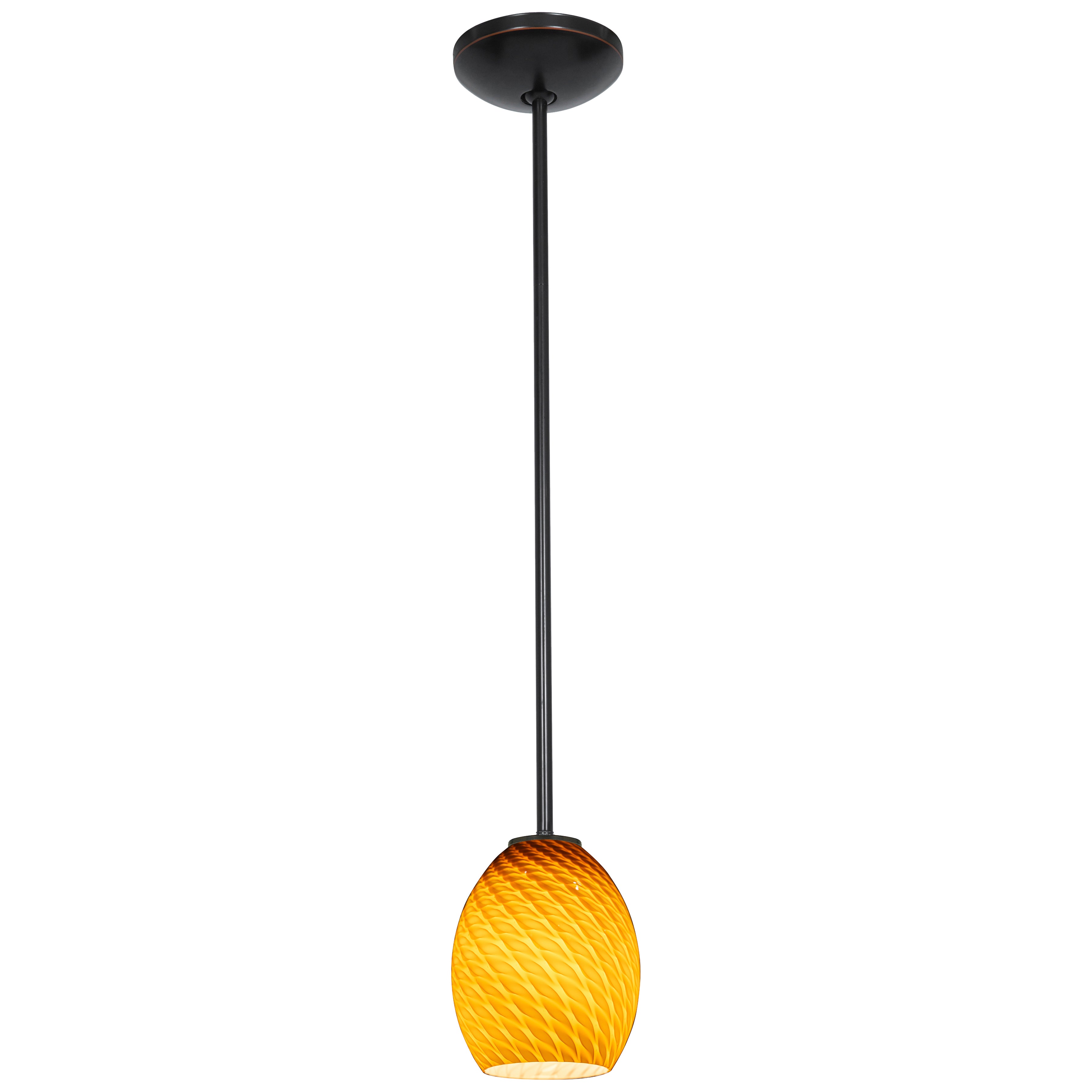 Brandy FireBird Pendant (28023-1R-ORB/AMBFB)