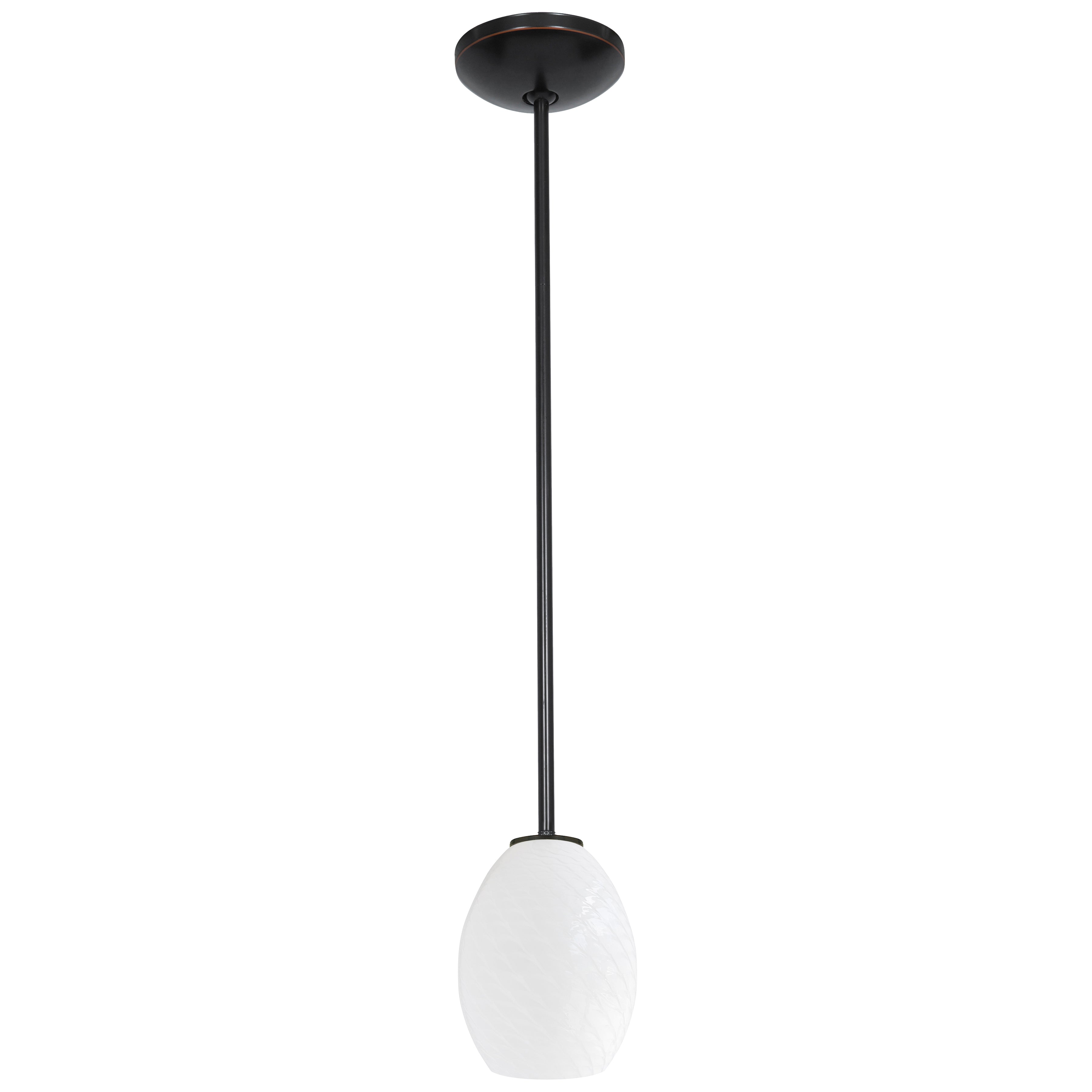 Brandy FireBird LED Pendant (28023-3R-ORB/WHTFB)