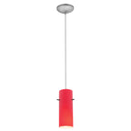 Access Lighting Cylinder LED Pendant (28030-3C-BS/RED)