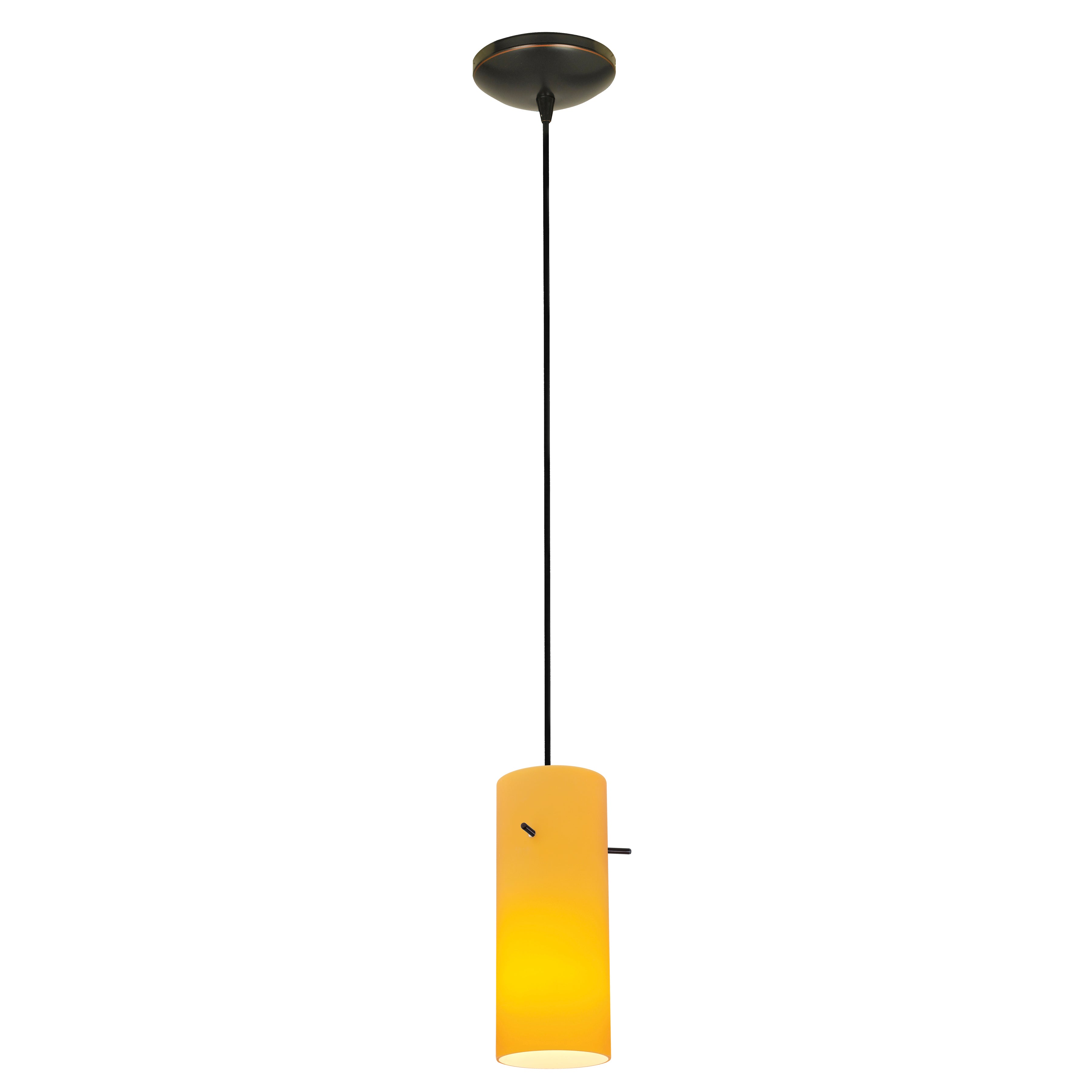 Cylinder Pendant (28030-1C-ORB/AMB)