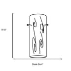 Access Lighting Cylinder Pendant (28030-1C-BS/AMB), image 2
