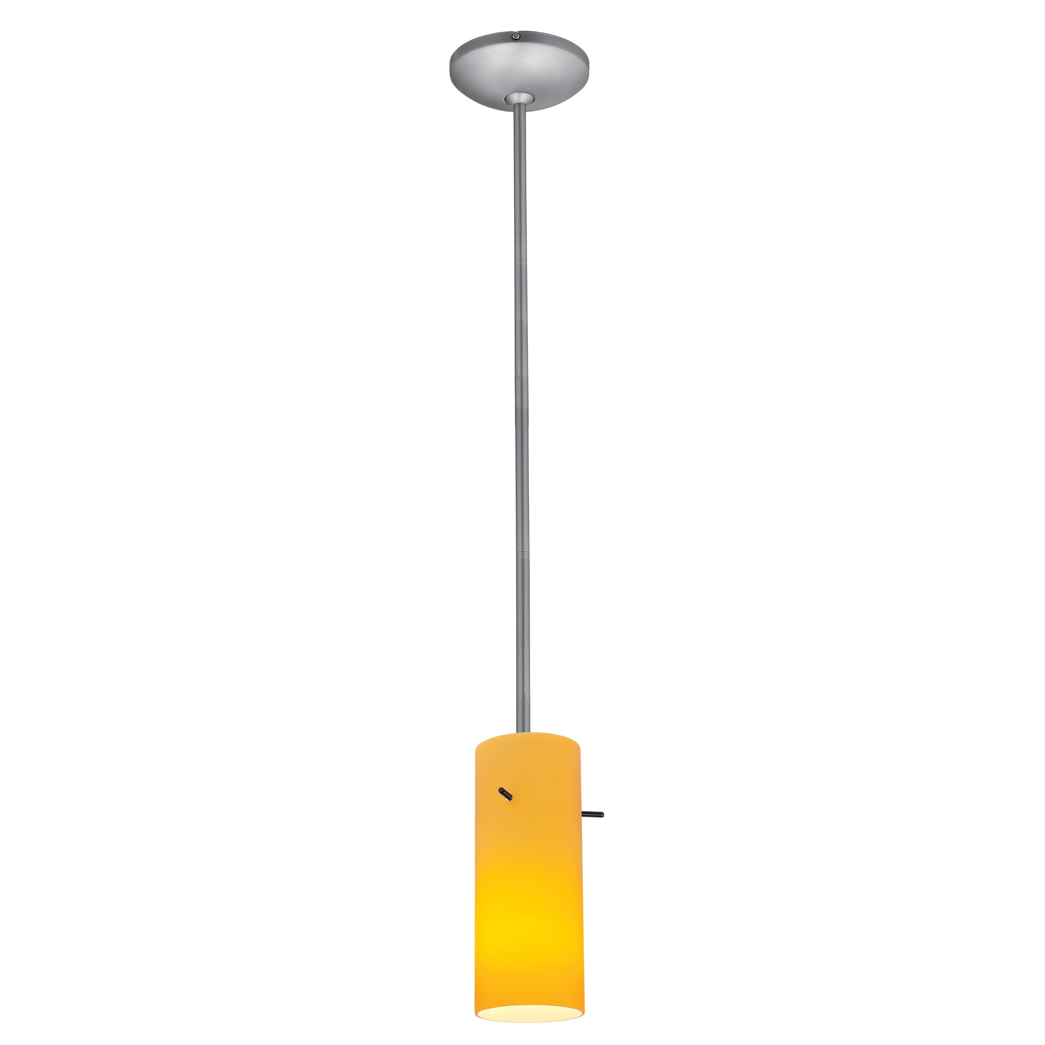 Cylinder LED Pendant (28030-3R-BS/AMB)
