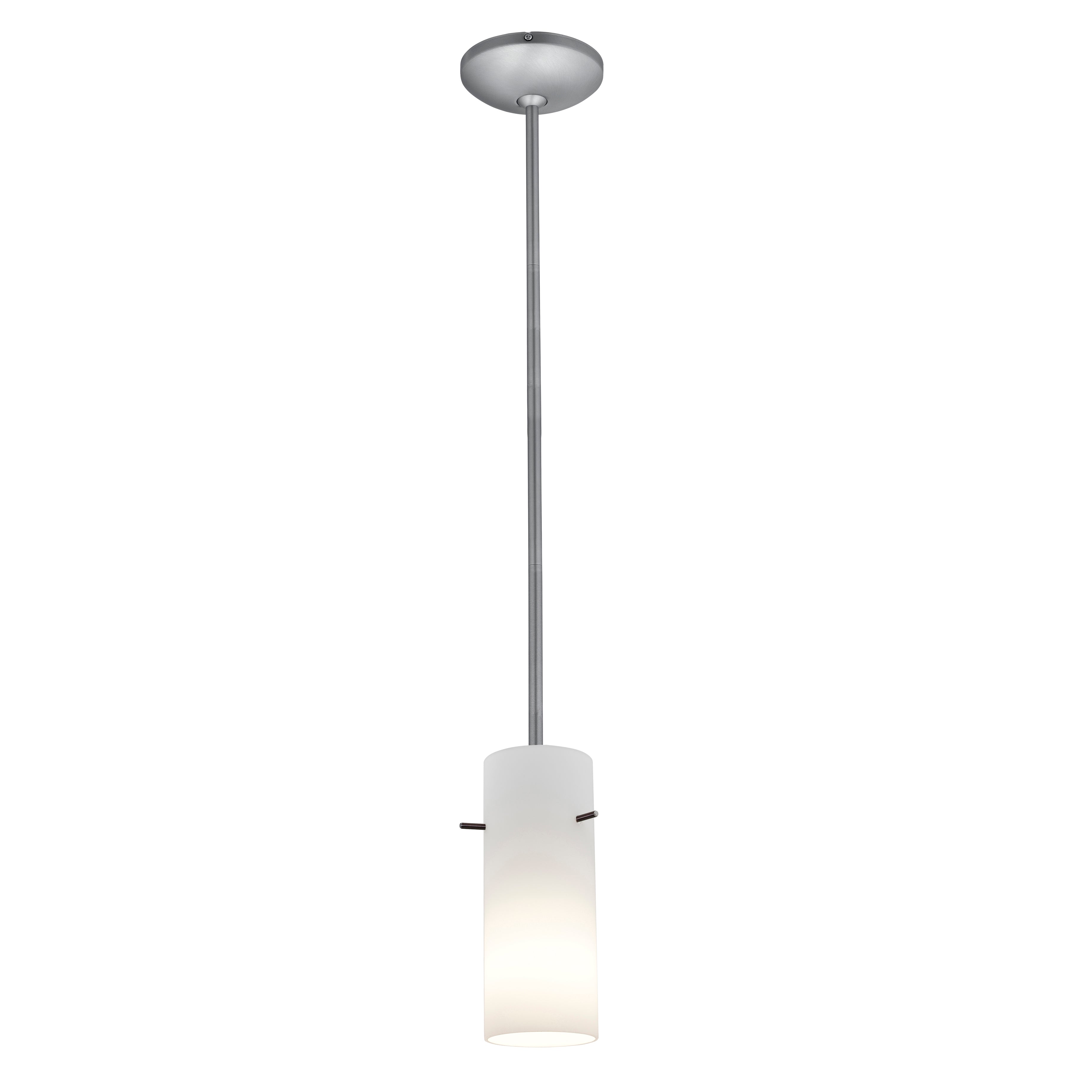 Cylinder Pendant (28030-1R-BS/OPL)