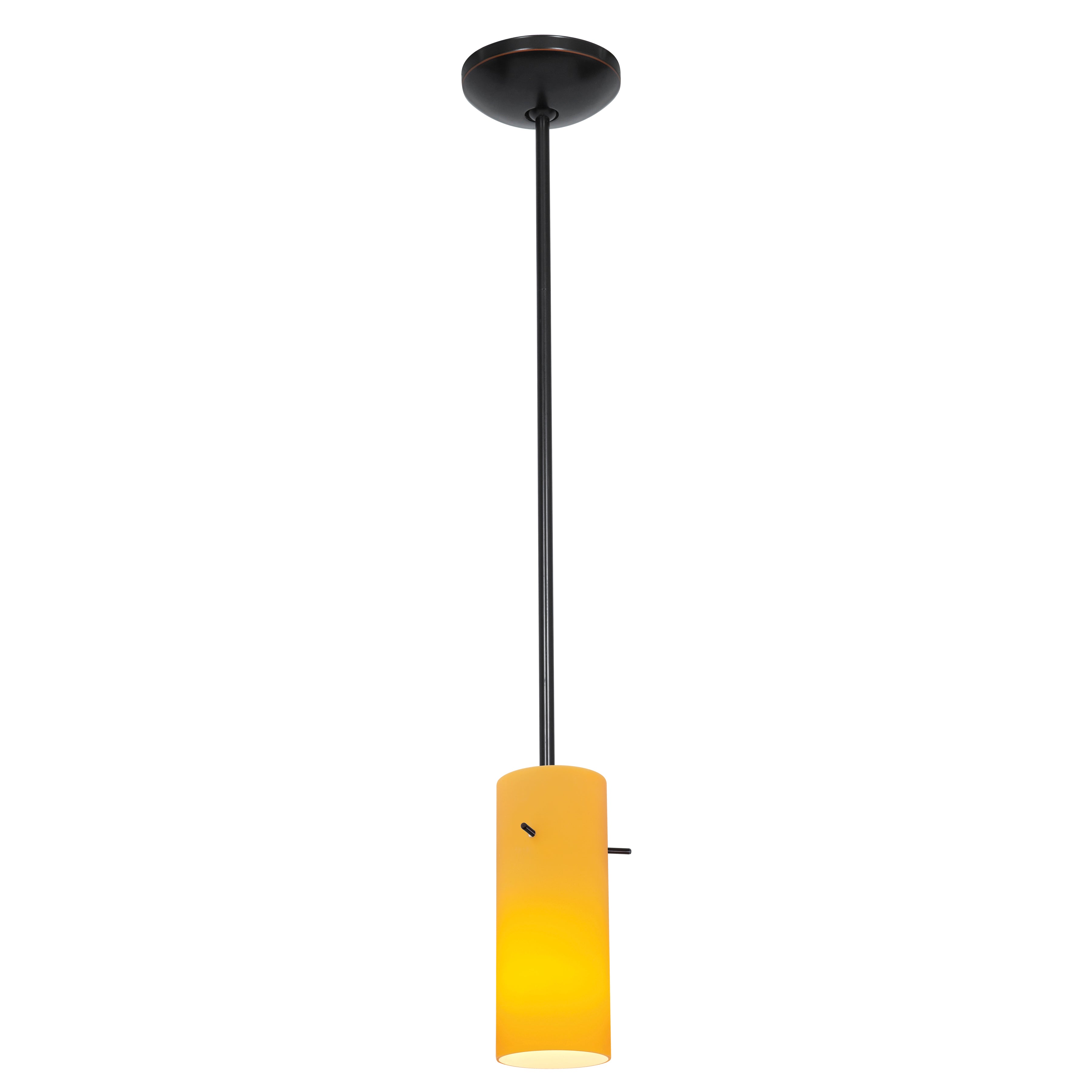 Cylinder Pendant (28030-1R-ORB/AMB)