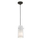 Access Lighting Glass`n Glass Cylinder Pendant (28033-1C-ORB/CLOP)