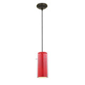 Glass`n Glass Cylinder LED Pendant (28033-3C-ORB/CLRD)