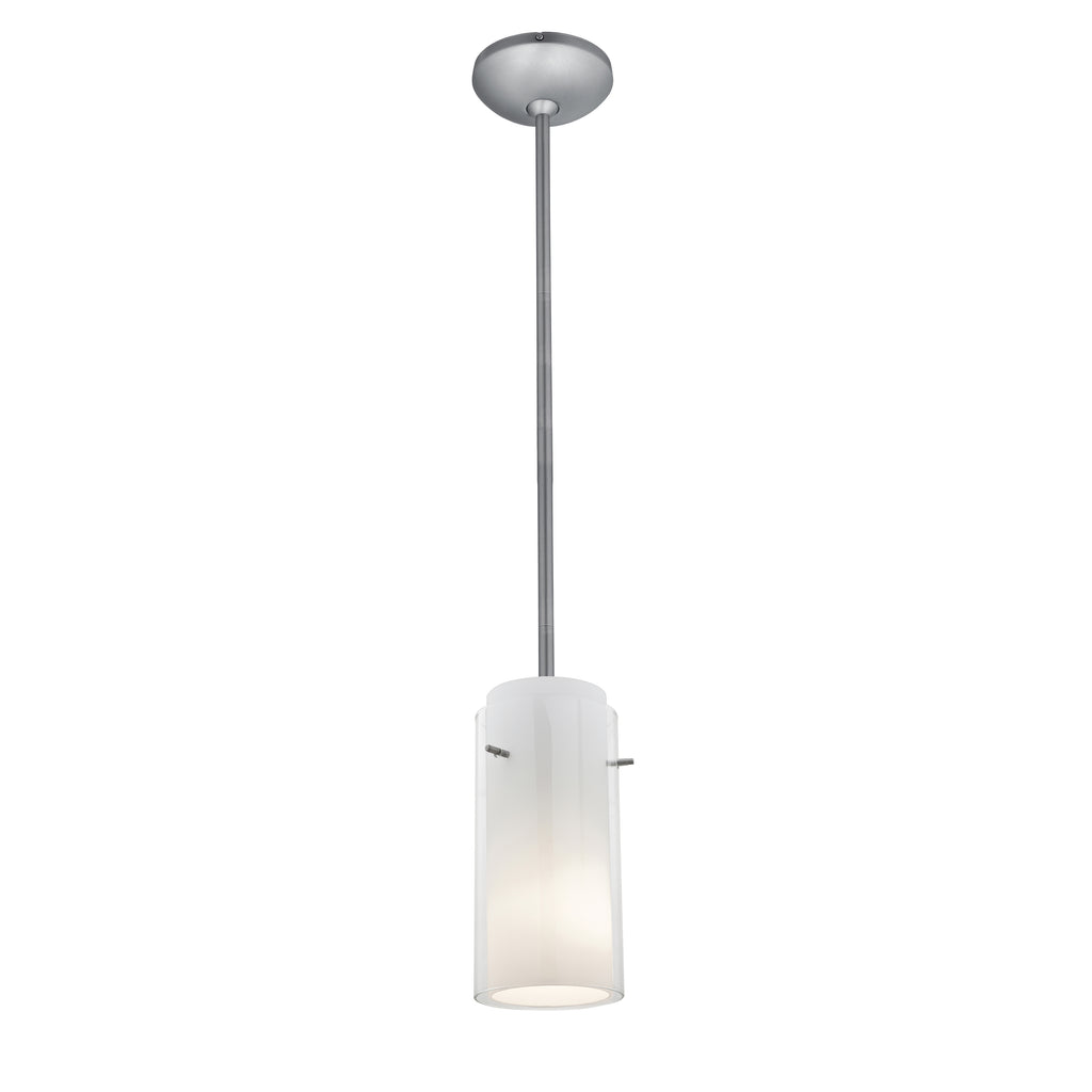Access Lighting Glass`n Glass Cylinder LED Pendant (28033-3R-BS/CLOP)