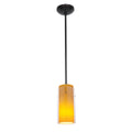 Glass`n Glass Cylinder LED Pendant (28033-3R-ORB/CLAM)