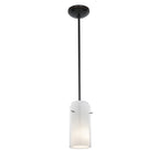 Access Lighting Glass`n Glass Cylinder LED Pendant (28033-3R-ORB/CLOP)