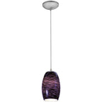Access Lighting Chianti Pendant, Brushed Steel