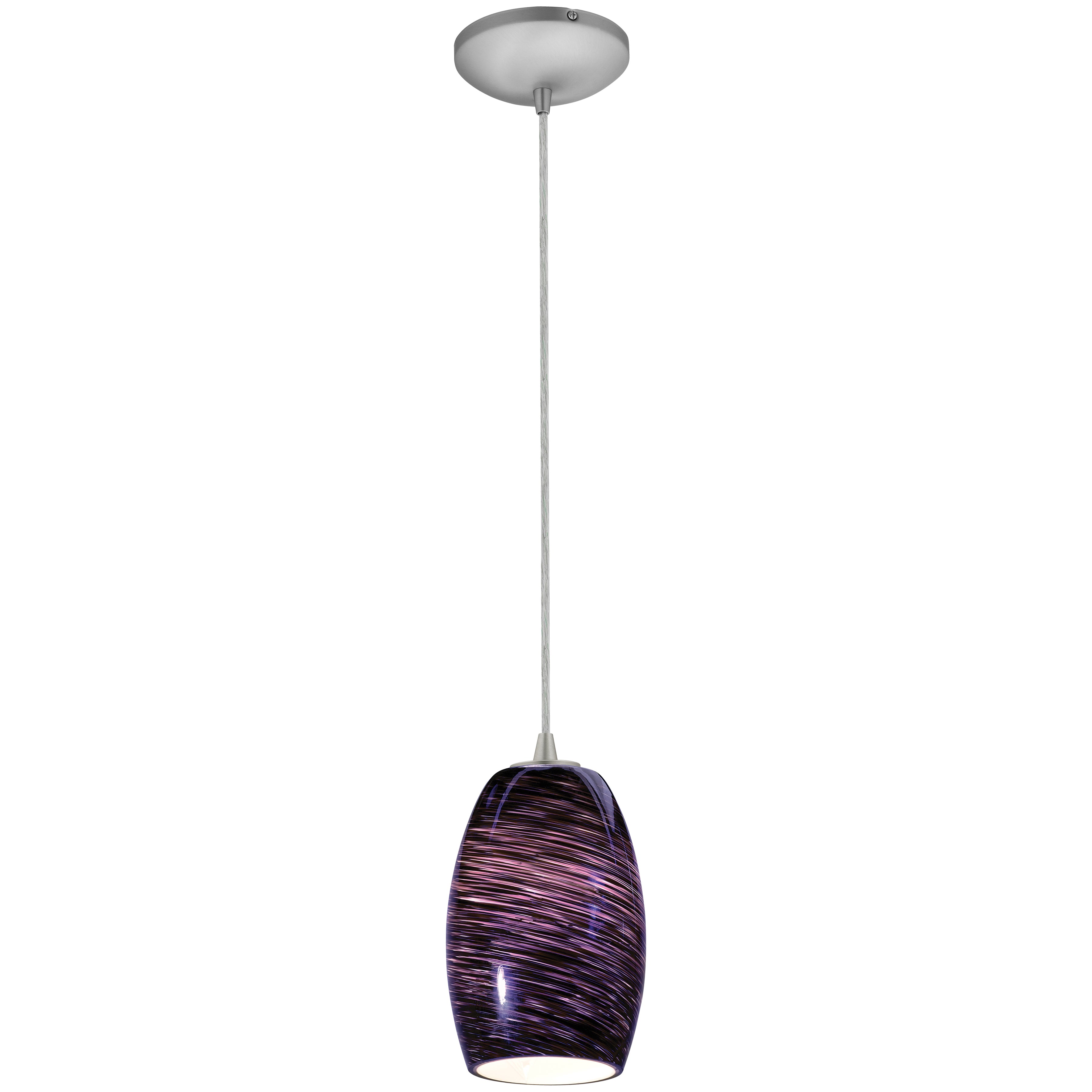 Chianti Pendant, Brushed Steel