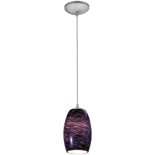 Access Lighting Chianti LED Pendant, Brushed Steel