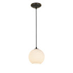 Access Lighting Japanese Lantern Pendant, Oil Rubbed Bronze