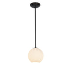 Access Lighting Japanese Lantern (s) 1-Light Pendant (28085-1R-ORB/WHTLN)