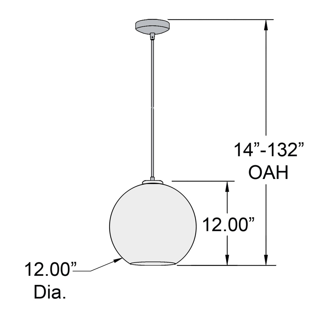 Access Lighting Glow LED Pendant, 12", image 3