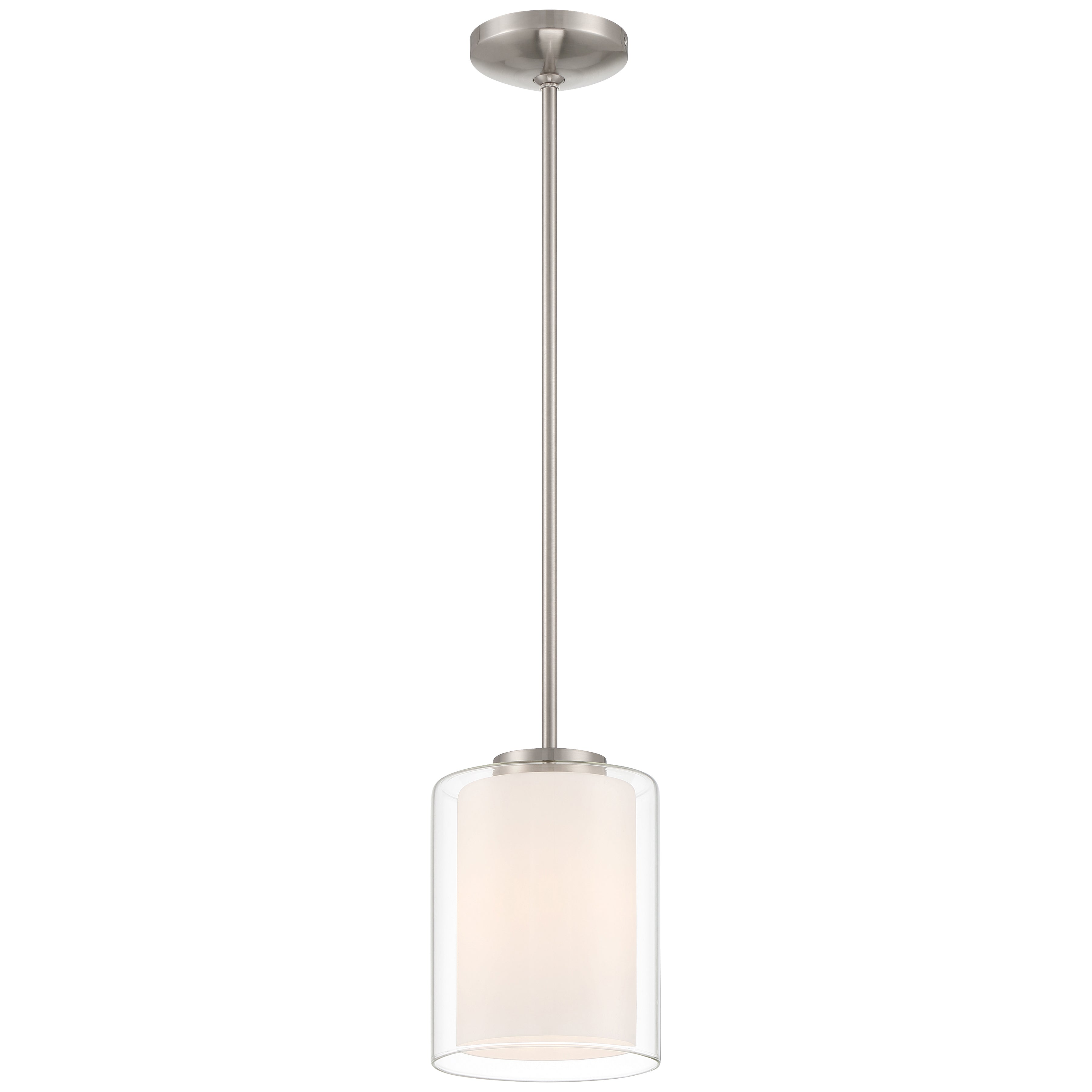 Seville Pendant, Brushed Steel