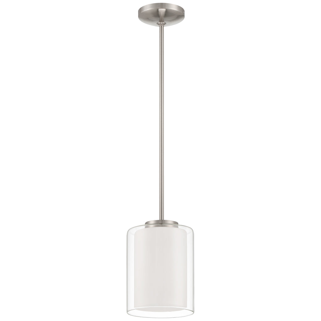 Seville LED Pendant, Brushed Steel