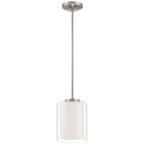 Seville LED Pendant, Brushed Steel
