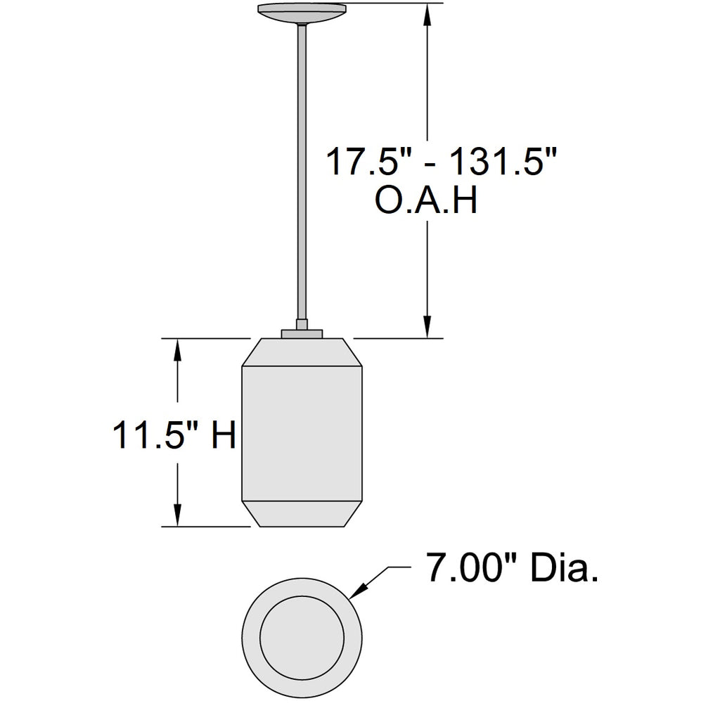 Access Lighting I-Biza LED Pendant, 7", image 2
