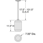 Access Lighting I-Biza LED Pendant, 7", image 2