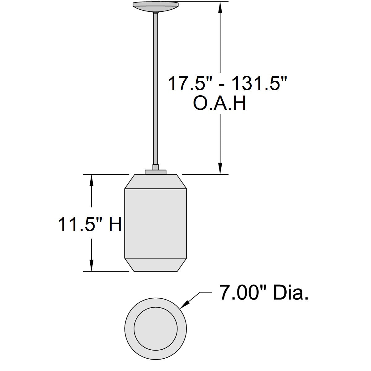 Access Lighting I-Biza LED Pendant, 7", image 2