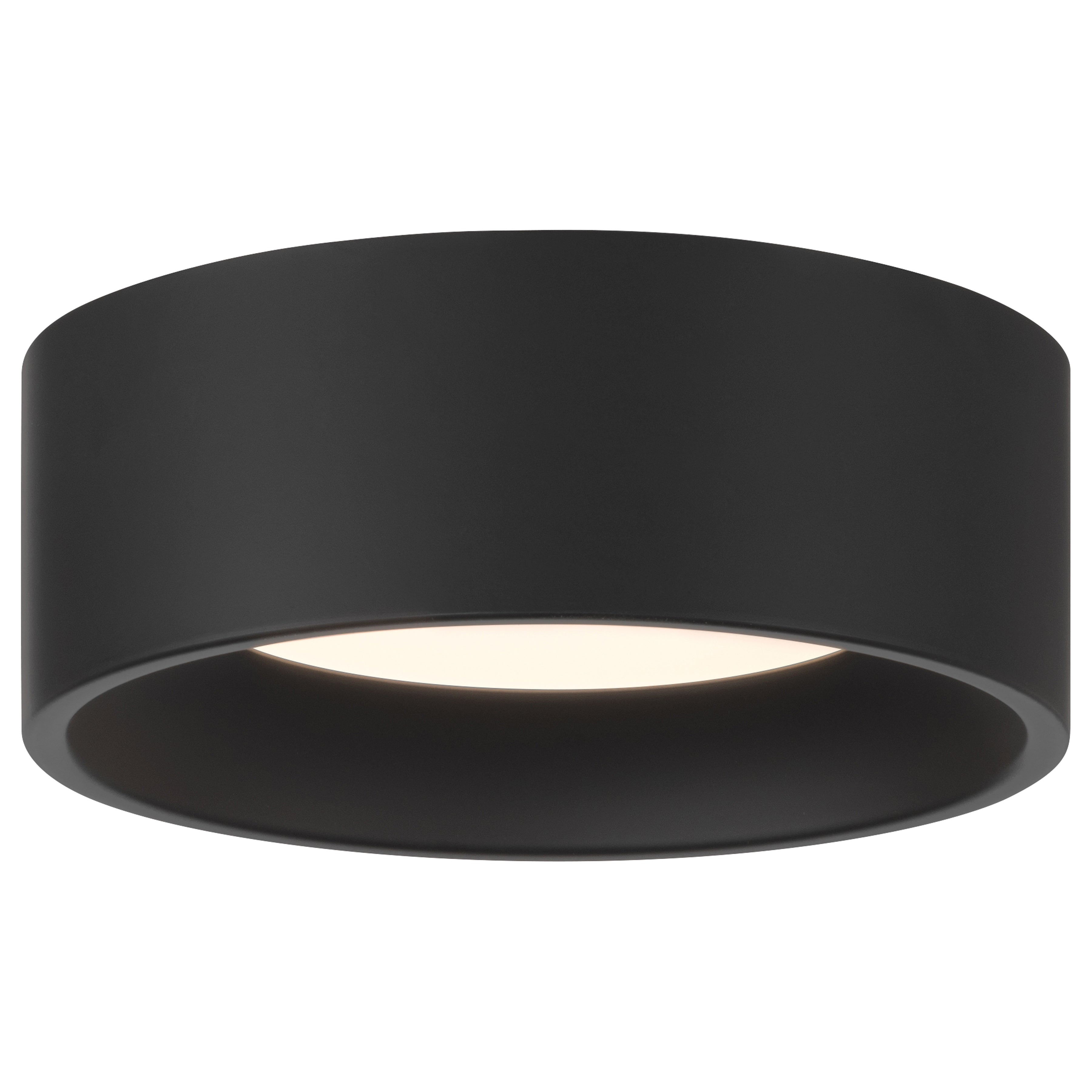 Bongo 5CCT LED Flush Mount, Black (29290LEDDCS)