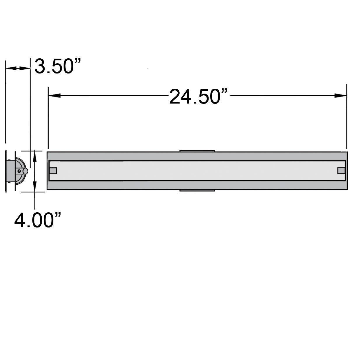 Access Lighting Geneva LED Vanity, image 2