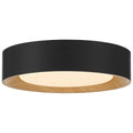 Maddy 3CCT LED Flush Mount, Matte Black / 13.75"