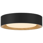 Maddy 3CCT LED Flush Mount, Matte Black / 13.75"