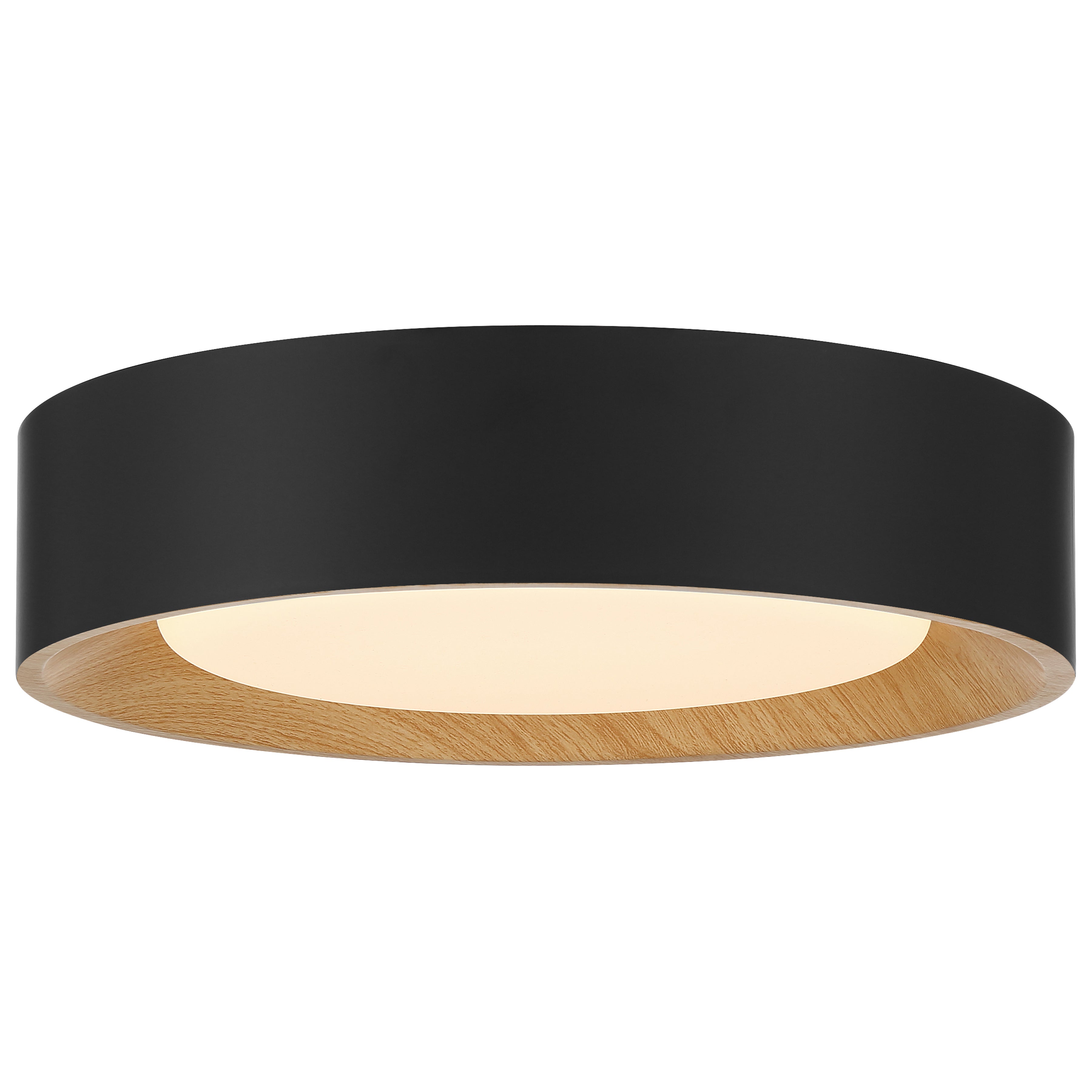 Maddy 3CCT LED Flush Mount, Matte Black / 13.75"