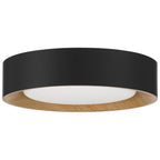 Maddy 3CCT LED Flush Mount, Matte Black / 13.75"
