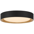 Maddy 3CCT LED Flush Mount, Matte Black / 17.5"