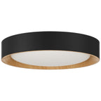 Maddy 3CCT LED Flush Mount, Matte Black / 17.5"