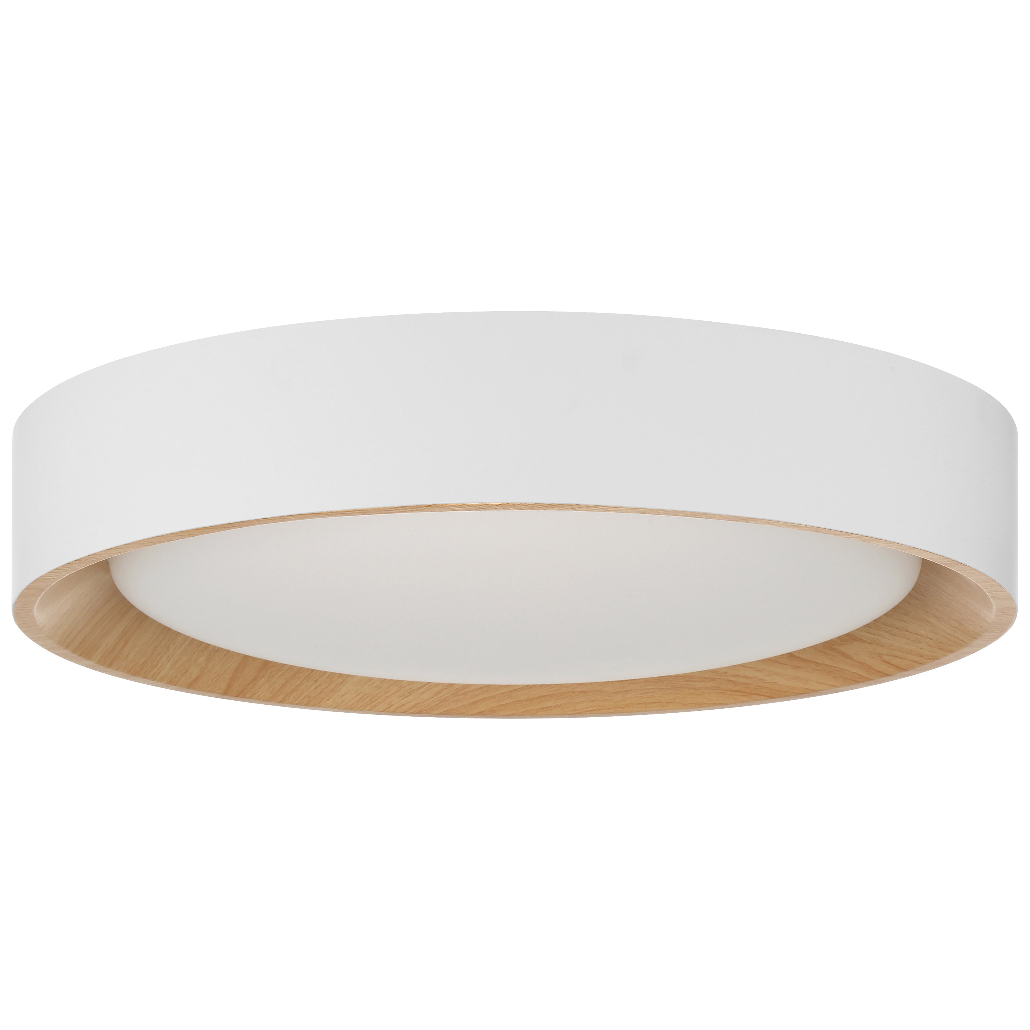 Maddy 3CCT LED Flush Mount, Matte White / 17.5"