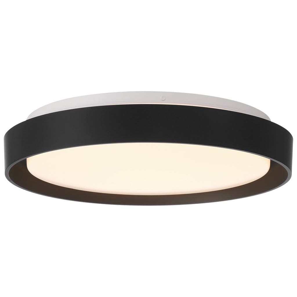 Lumea 3CCT LED Flush Mount, Matte Black