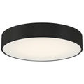 Como LED Flush Mount, Black / 17W