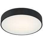 Como LED Flush Mount, Black / 17W