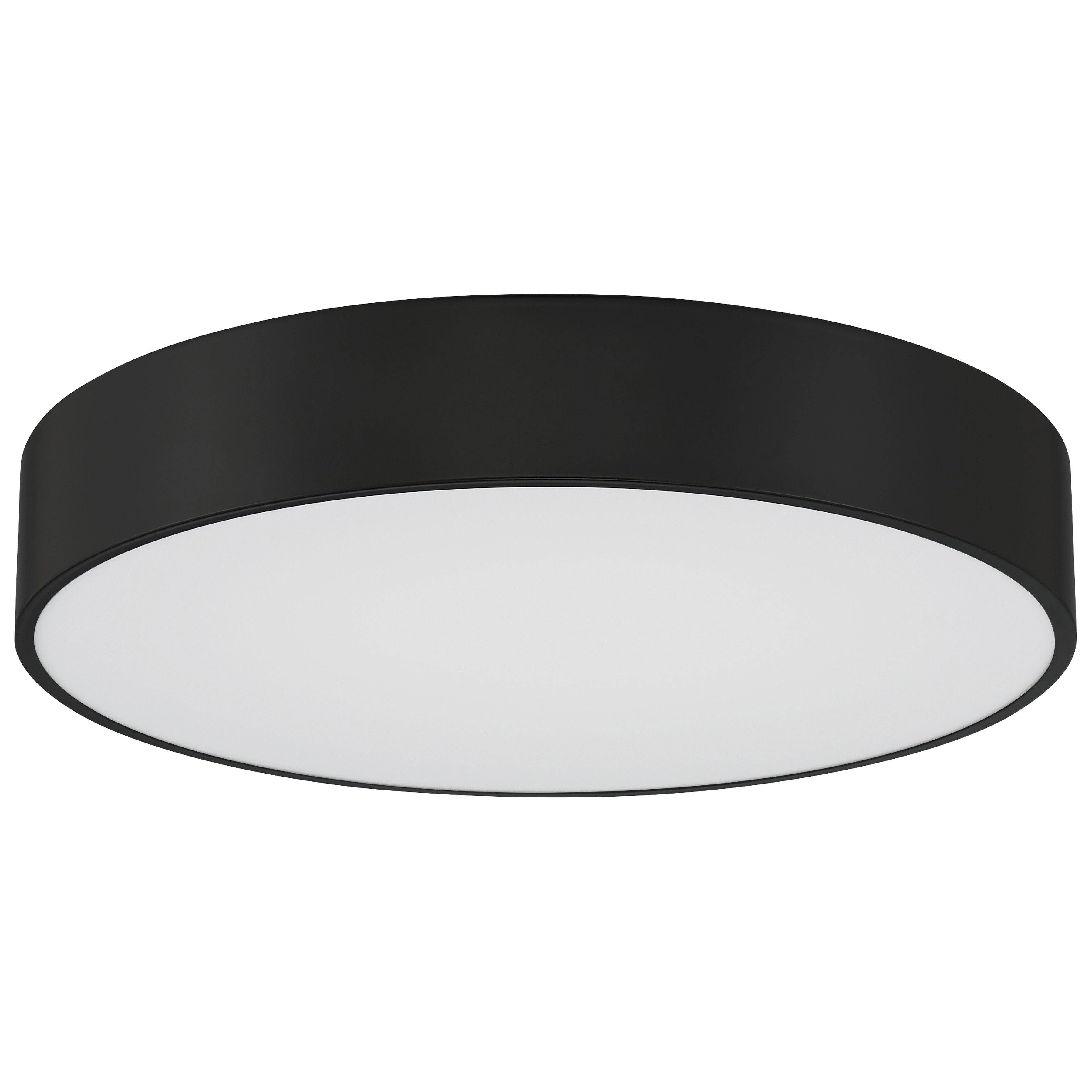 Como LED Flush Mount, Black / 17W