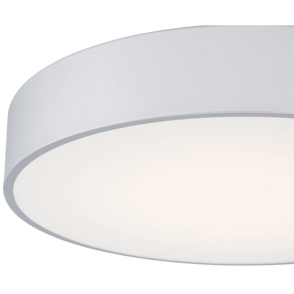 Como Color Selectable 3CCT LED Flush Mount, Satin / 13.75"