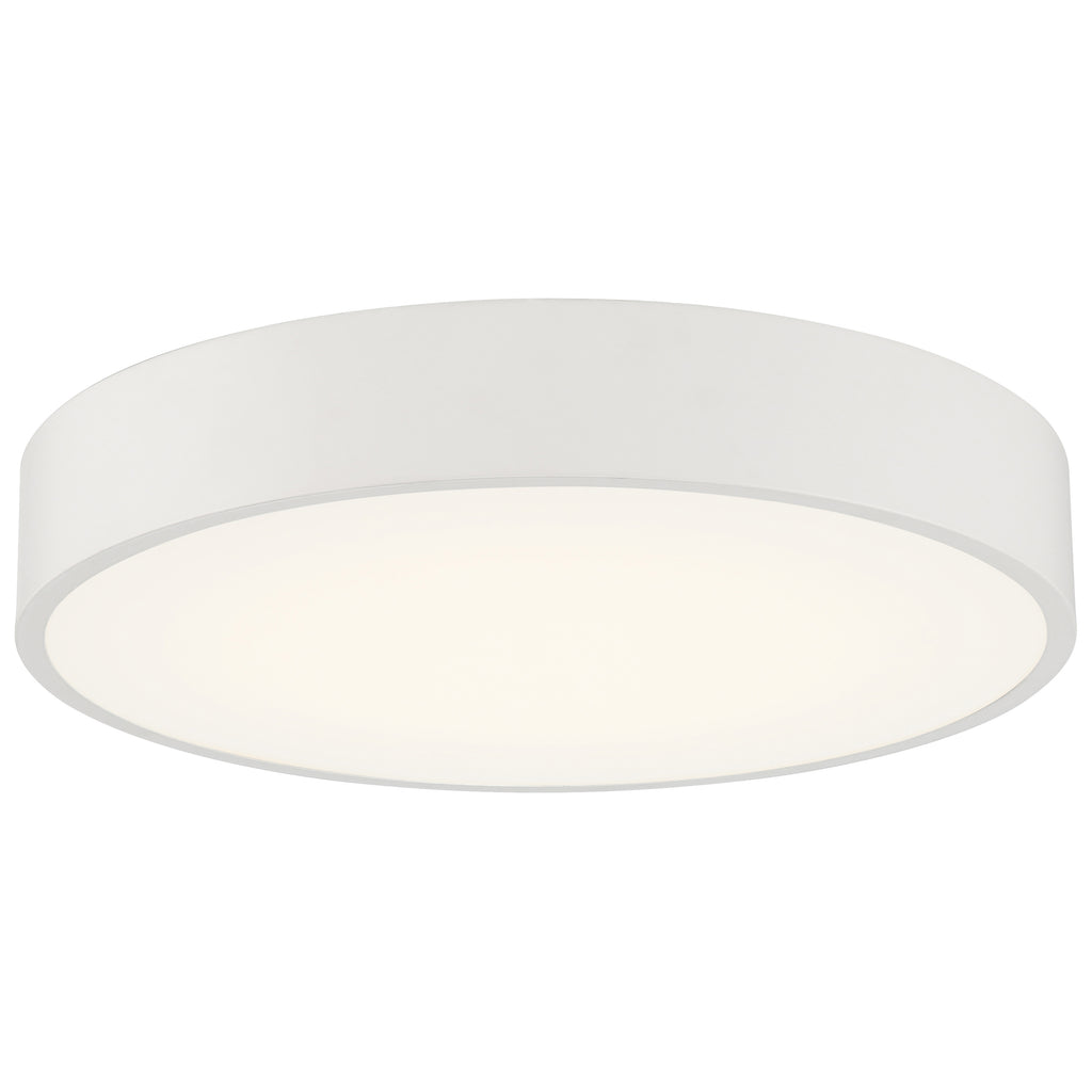 Como LED Flush Mount, White / 17W