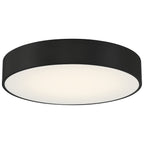 Como LED Flush Mount, Black / 18W