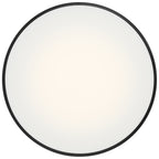 Como LED Flush Mount, Black / 18W