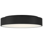 Como LED Flush Mount, Black / 18W