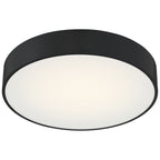 Como LED Flush Mount, Black / 18W