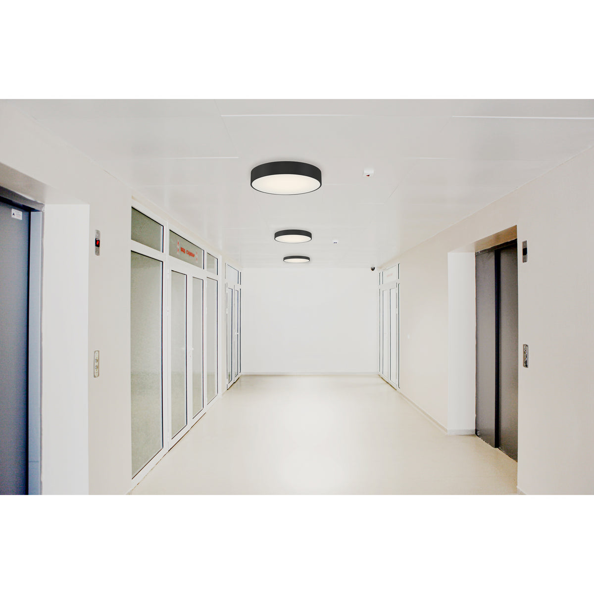 Access Lighting Como LED Flush Mount, Black / 18W, image 7