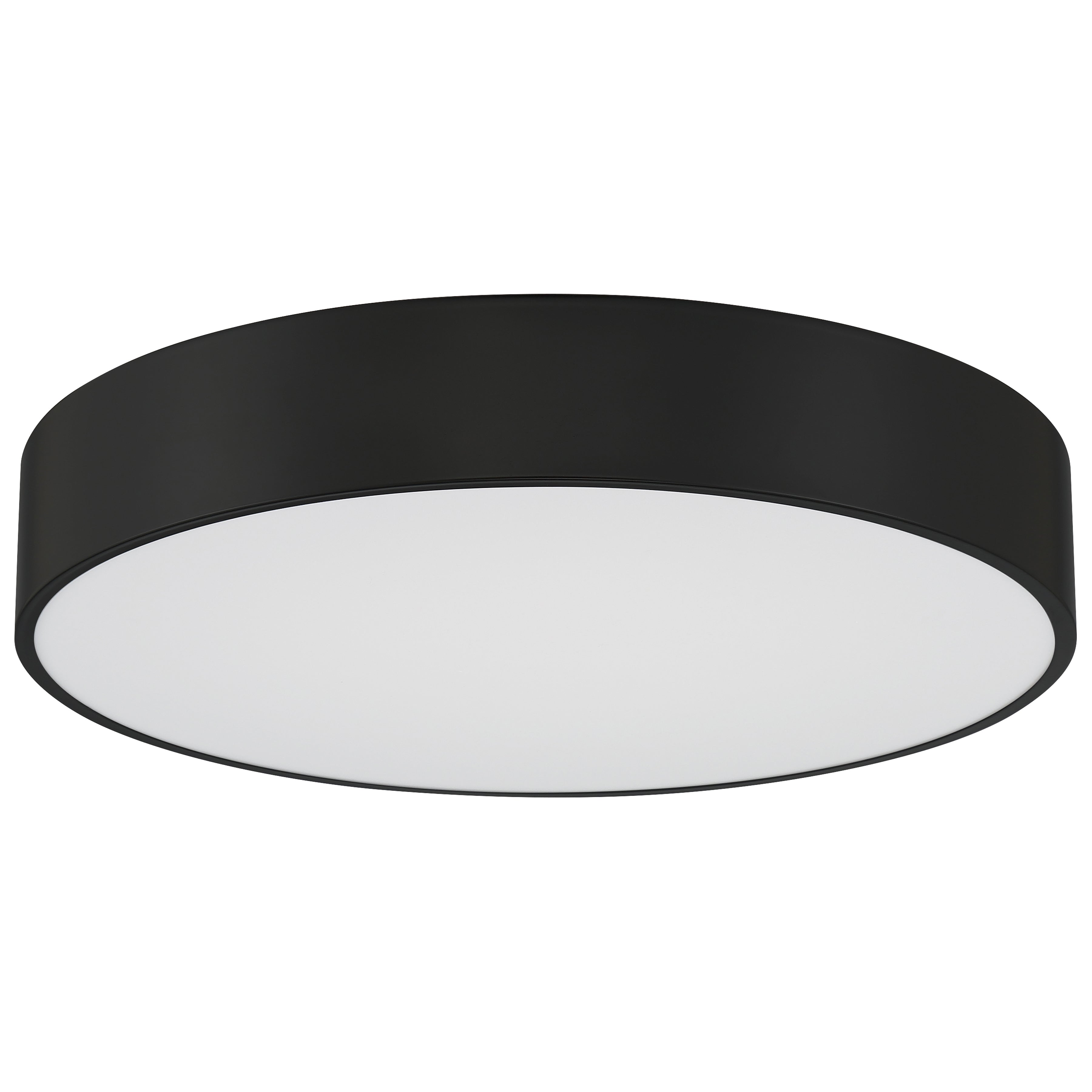 Como LED Flush Mount, Black / 18W