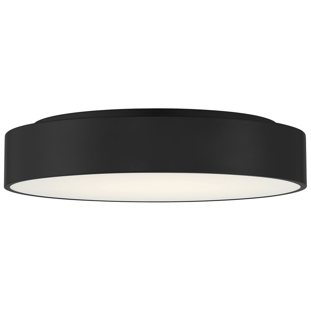 Como LED Flush Mount, Black / 24W